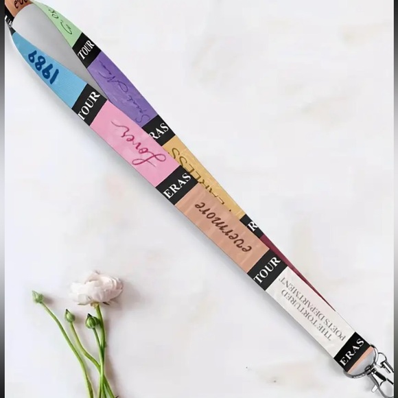 ERAS TOUR LANYARD KEY CHAIN TS THEMED ERAS TOUR KEYCHAIN - Picture 2 of 9